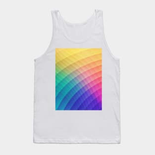 Spectrum Bomb Fruity Fresh HDR Rainbow Colorful Experimental LGPT Pattern Tank Top